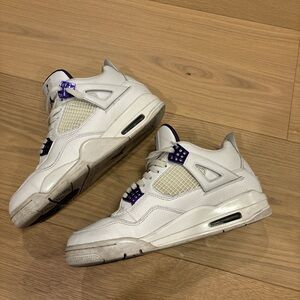 Purple metallic air jordan 4